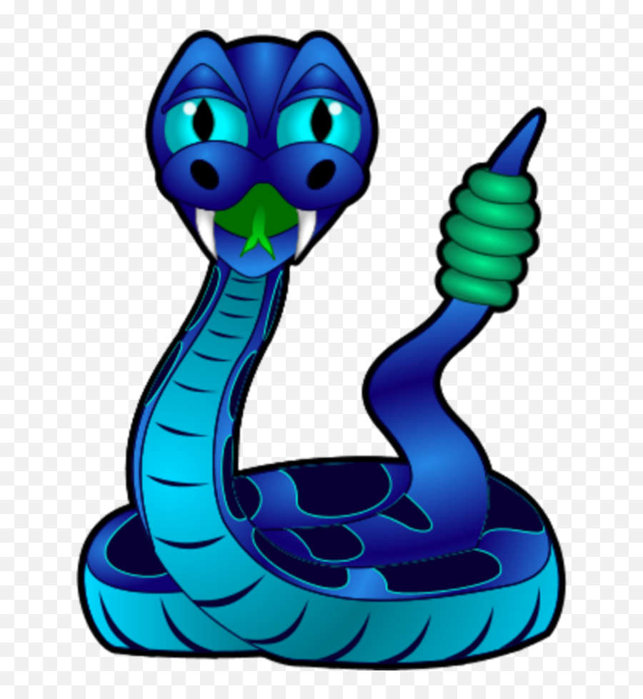 Snake Clipart Reptile Snake Reptile - Blue Snake Clipart Emoji,Snake Clipart