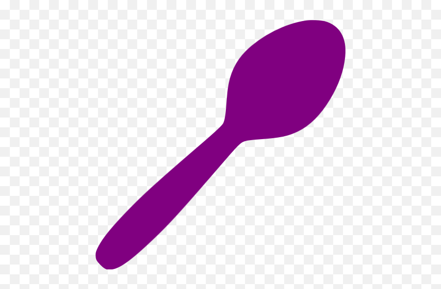 Purple Spoon Icon - Free Purple Utensil Icons Girly Emoji,Spoon Png