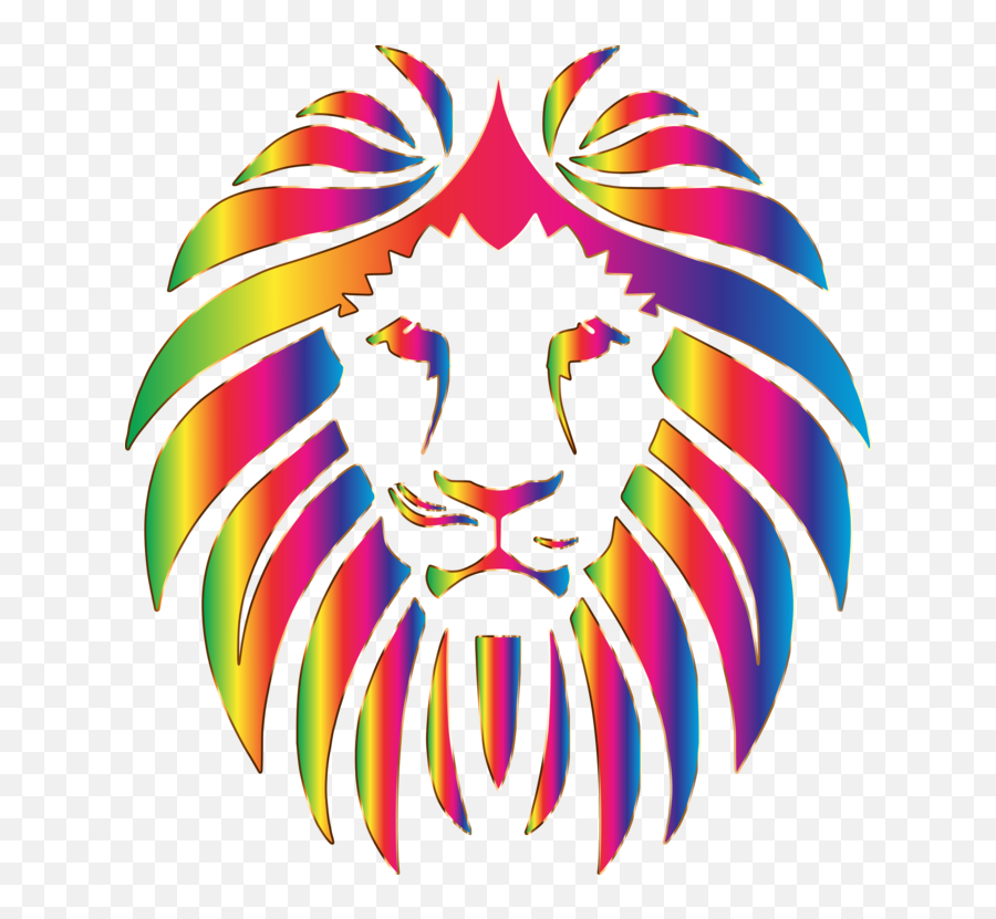 Lionhead Rabbit Drawing Roar Logo - Lion Mane Clip Art Png Lion Head Lion Mane Clipart Emoji,Lion Head Clipart