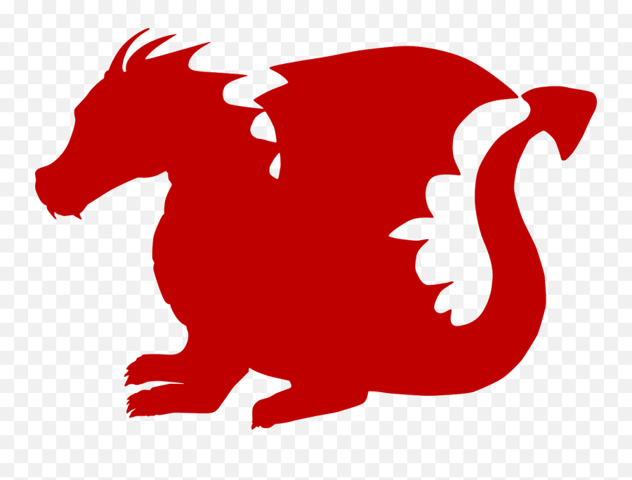 Red Dragon Silhouette Transparent Cartoon - Jingfm Warren Street Tube Station Emoji,Dragon Silhouette Png