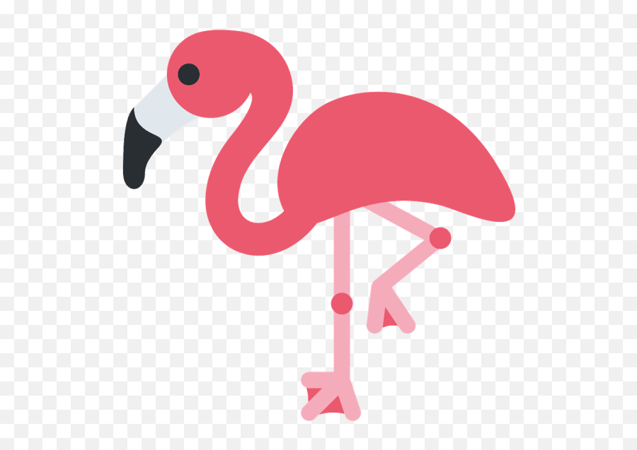 Flamingo Emoji Clipart - Flamingo Emoji Twitter,Flamingo Clipart
