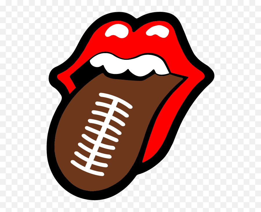 Football Tongue Tf1 - Kali Goddess Rolling Stones Emoji,Tongue Png