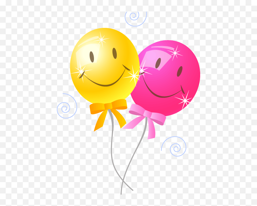 Free Birthday Balloons Cliparts - Birthday Cartoon Balloons Clipart Emoji,Birthday Balloon Clipart