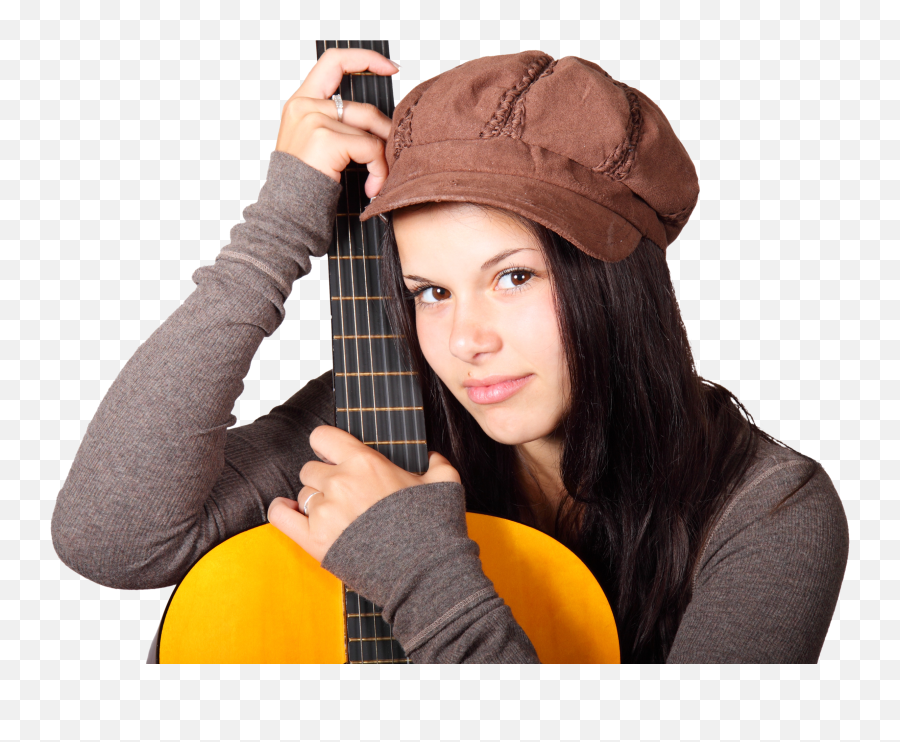 Girl With Guitar Png Image - Pngpix Stills With Guitar Girl Emoji,Guitar Png