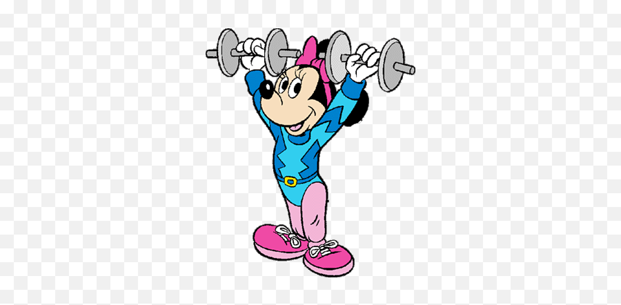 330 My Favorite Minnie Mouse Classic Ideas In 2021 - Cartoon Mouse Lifting Weight Emoji,Weightlifting Clipart