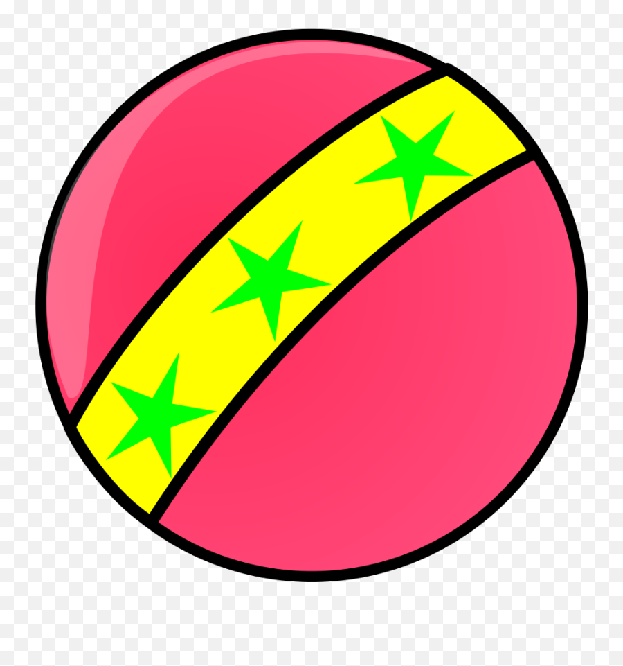 Pink Ball Clip Art At Clker - Clipart Ball Emoji,Ball Clipart