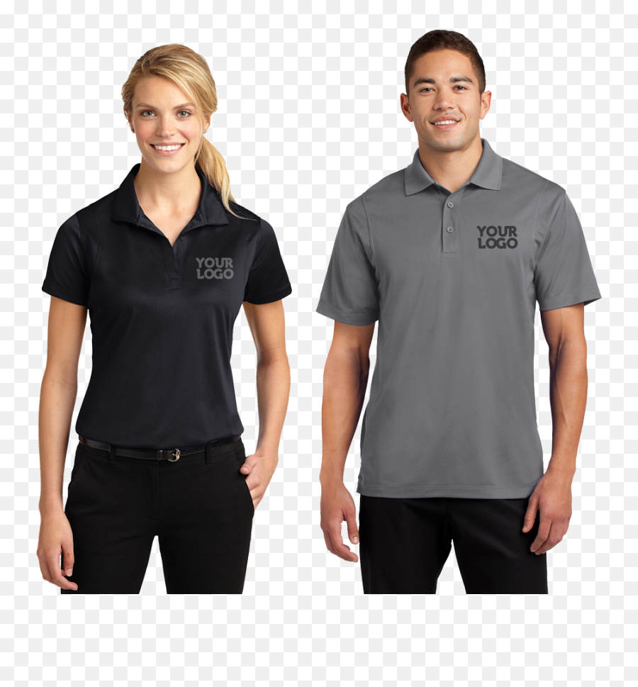 Custom Embroidered Polo Shirts Miami - Sport Tek Micropique Sport Wick Polo St650 Emoji,Polo Shirts With Big Logo