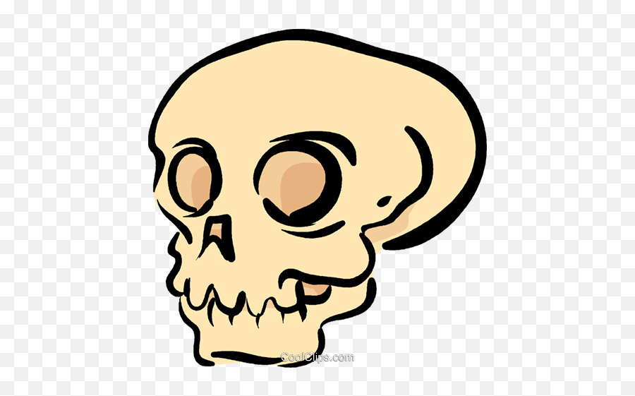 Skulls Royalty Free Vector Clip Art Illustration - Vc016110 Scary Emoji,Free Skull Clipart