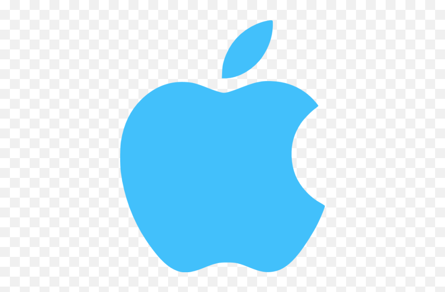 Blue Sky Wallpaper - Transparent Blue Apple Logo Emoji,Apple Logo Png
