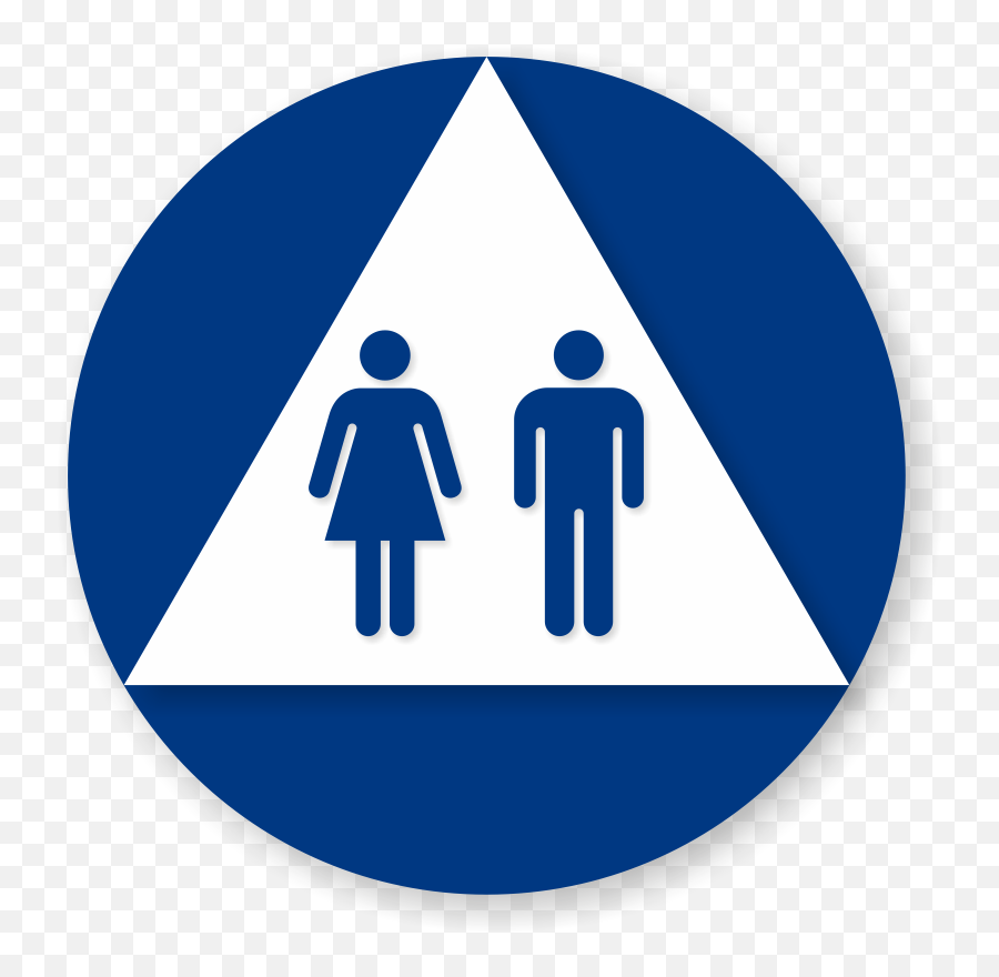 Men Women Pictogram Sign - Charles Peirce Index Icon Symbol Emoji,Bathroom Sign Clipart