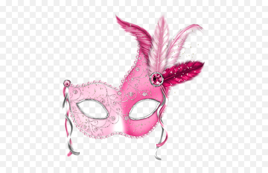 Pink Masquerade Clipart Carnival Masks Carnivale Clip - Pink Masquerade Pink Mask Png Emoji,Masquerade Mask Transparent Background