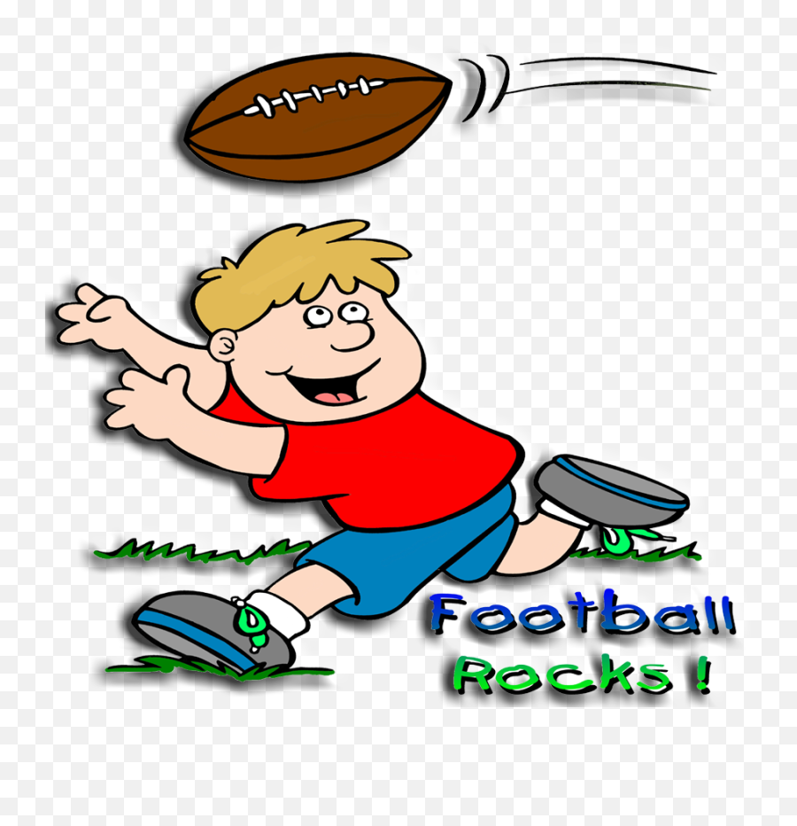 Images For Cartoon Kids Playing Football - Cartoon Kid Emoji,Kid Playing Clipart