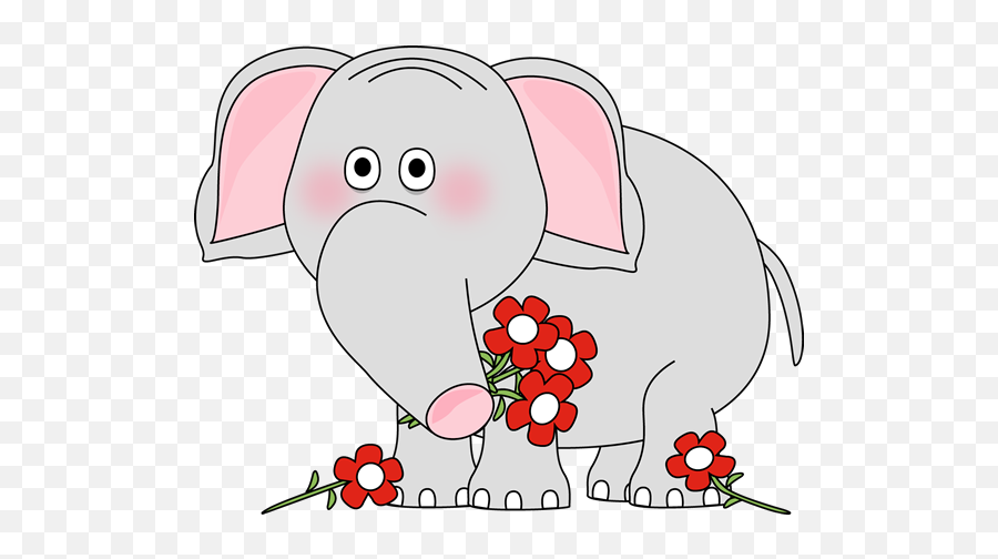 Free Valentine Elephant Cliparts Download Free Clip Art - Valentines Day Elephant Clipart Emoji,Elephant Clipart