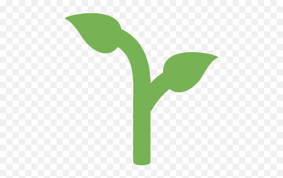 Seedling Emoji Meaning With Pictures From A To Z,Leaf Emoji Png