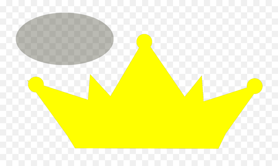 Yellow Crown No Outline Circle Background Svg Vector Yellow Emoji,Circle Outline Clipart