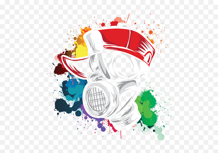 Urban Hip Hop Paint Splatter Spray Paint Graffiti Artist Gas Emoji,Spray Paint Splatter Png