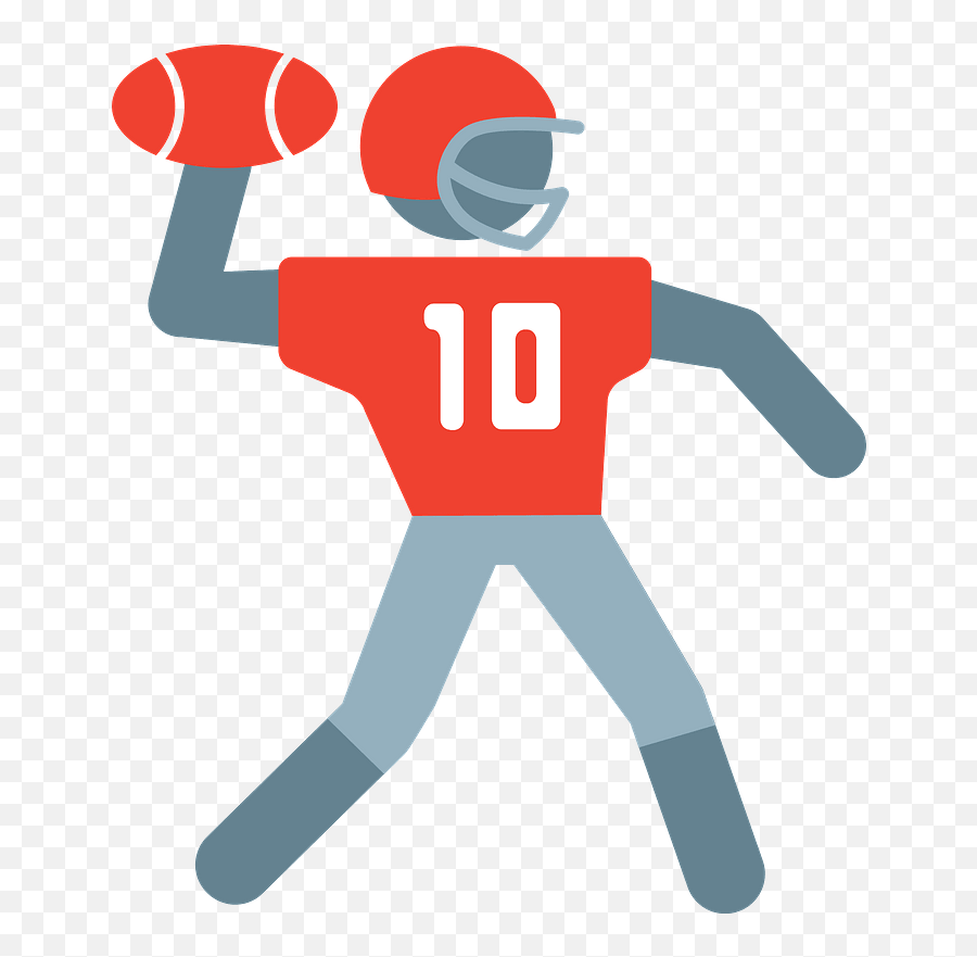 Quarterback Throwing Clipart Free Download Transparent Png Emoji,Football Png Clipart