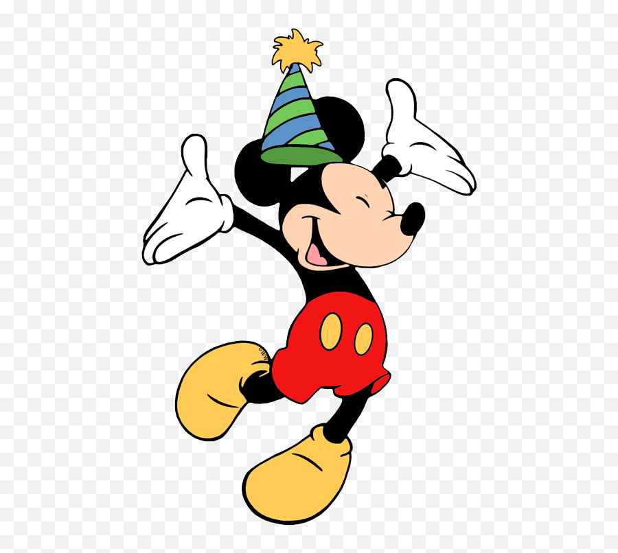 New Mickey Mouse Celebration - Buon Compleanno Mattia Gif Transparent Background Mickey Mouse Gif Emoji,Celebration Clipart