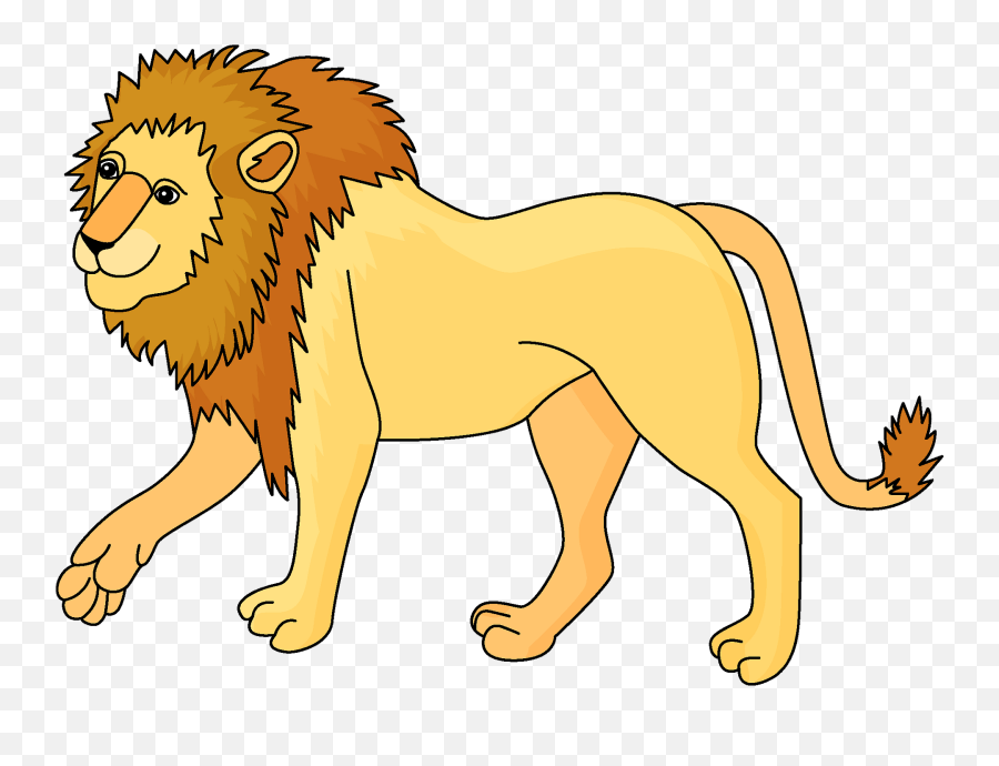 Lion Clipart - Lion Clipart Creazilla Emoji,Lion Clipart