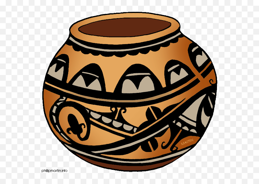 Native American Pottery Clip Art Free Image - Native American Pottery Clipart Emoji,Native American Clipart