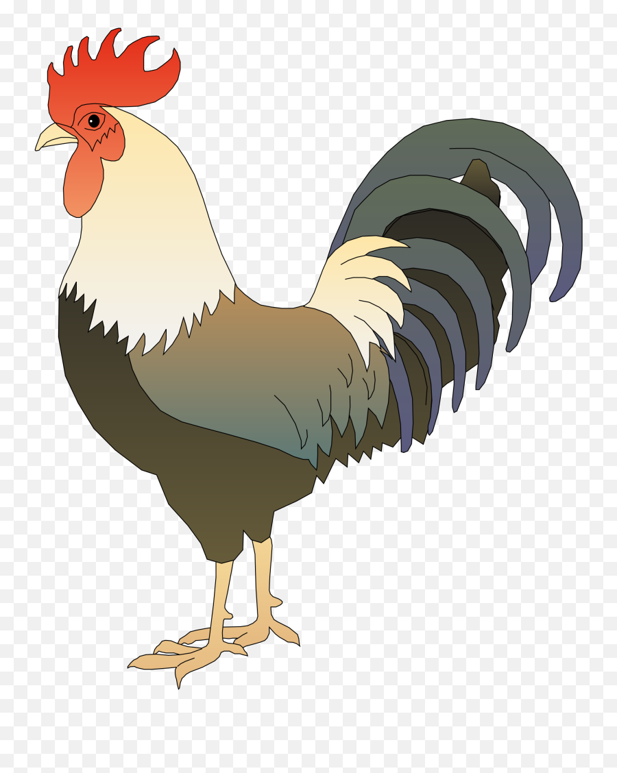 Rooster Clipart Transparent Png Image - Clipart Picture Of Rooster Emoji,Hen Clipart