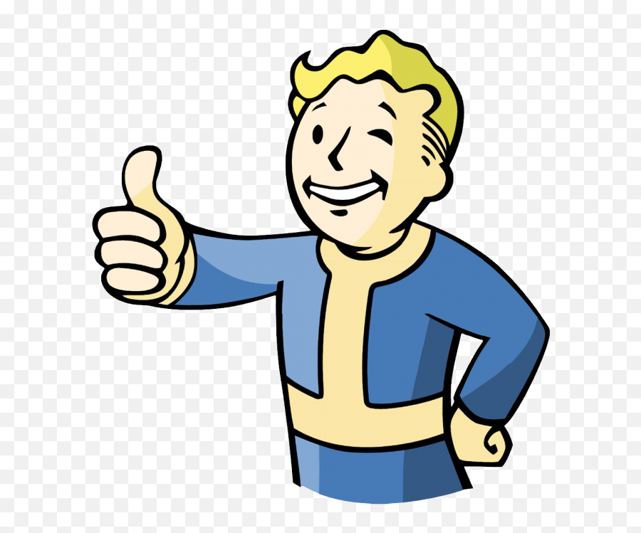 Png Images Vector Psd Clipart Templates - Vault Boy Thumbs Up Gif Emoji,Thumbs Up Png
