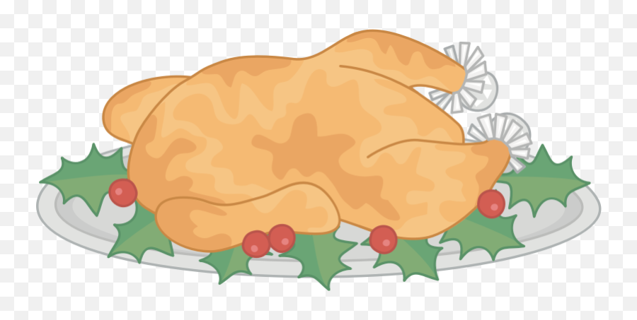 Openclipart - Clipping Culture Holly Emoji,Cooked Turkey Clipart