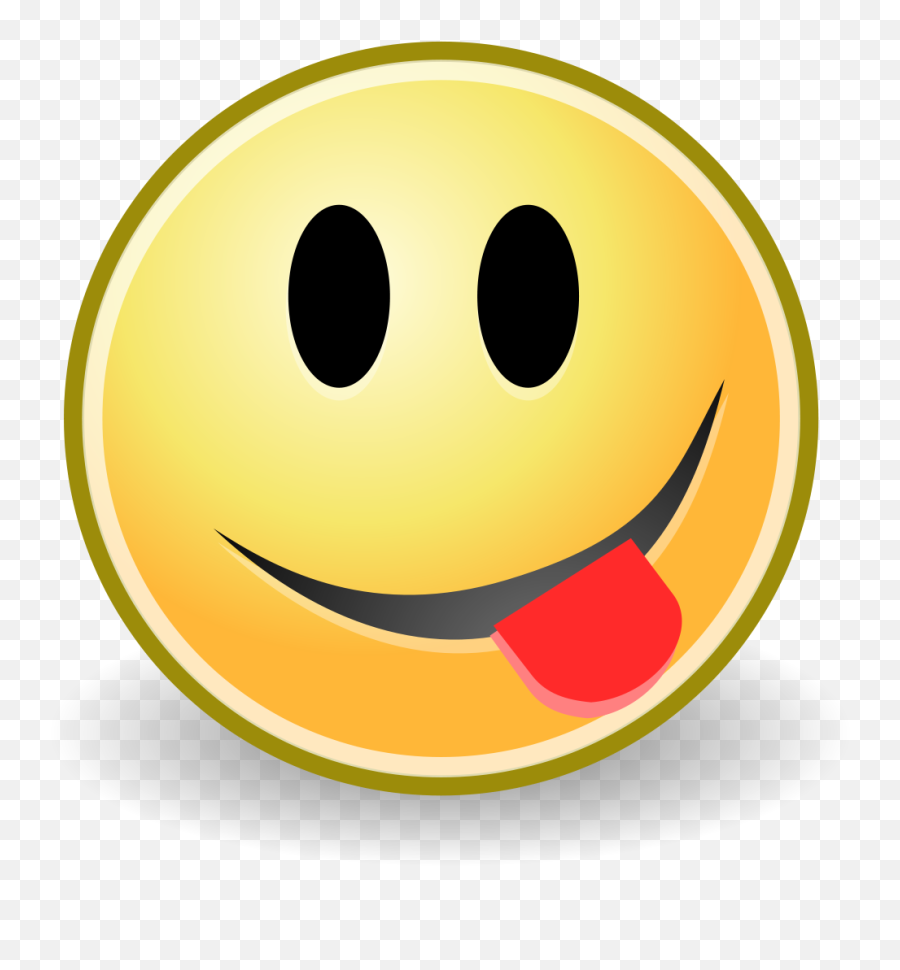 Fileface - Tonguesvg Wikimedia Commons Left Tongue Out Smiley Emoji,Tongue Png