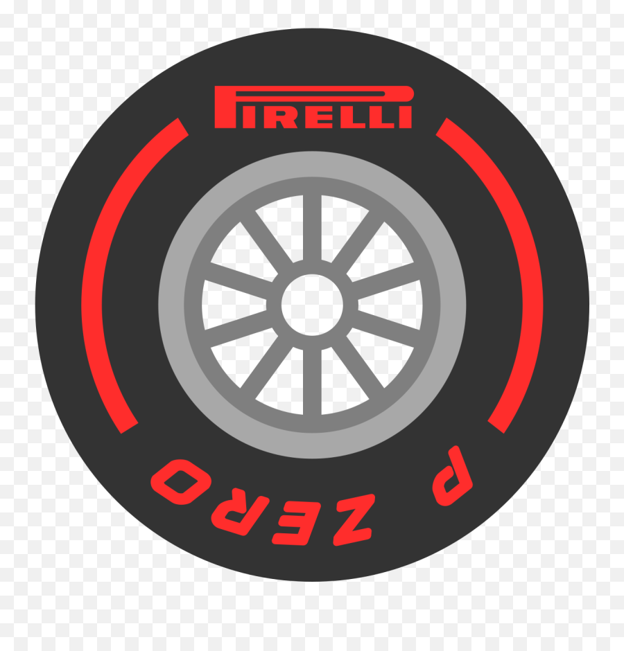 F1 Tire Pirelli Pzero Red - Pirelli F1 Tyre Png Emoji,Pirelli Logo