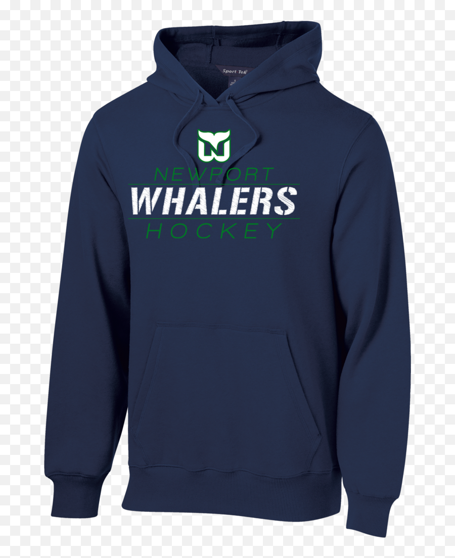 Newport Whalers Hockey Triblend Logo T - Hooded Emoji,Whalers Logo