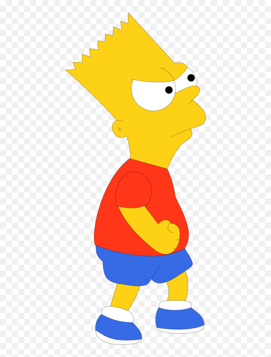 Download Simpsons Transparent Mugen - Bart Simpson Angry Png Emoji,Bart Simpson Transparent