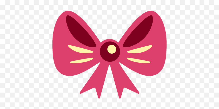 Cute Pink Ribbon Flat - Transparent Png U0026 Svg Vector File Girly Emoji,Pink Ribbon Png