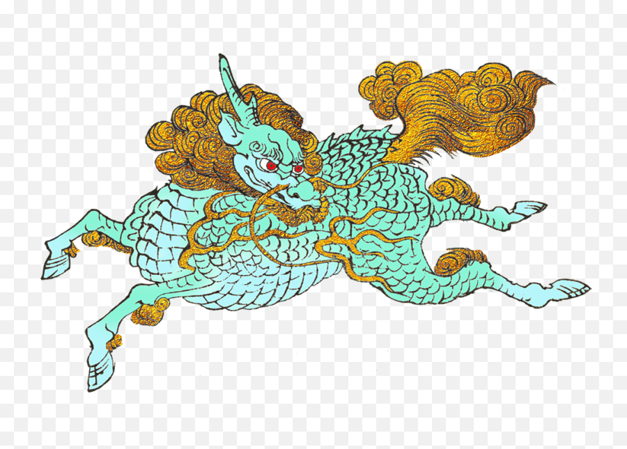 Japanese Air Dragon - Transparent Background Japanese Dragon Art Png Emoji,Japanese Dragon Png
