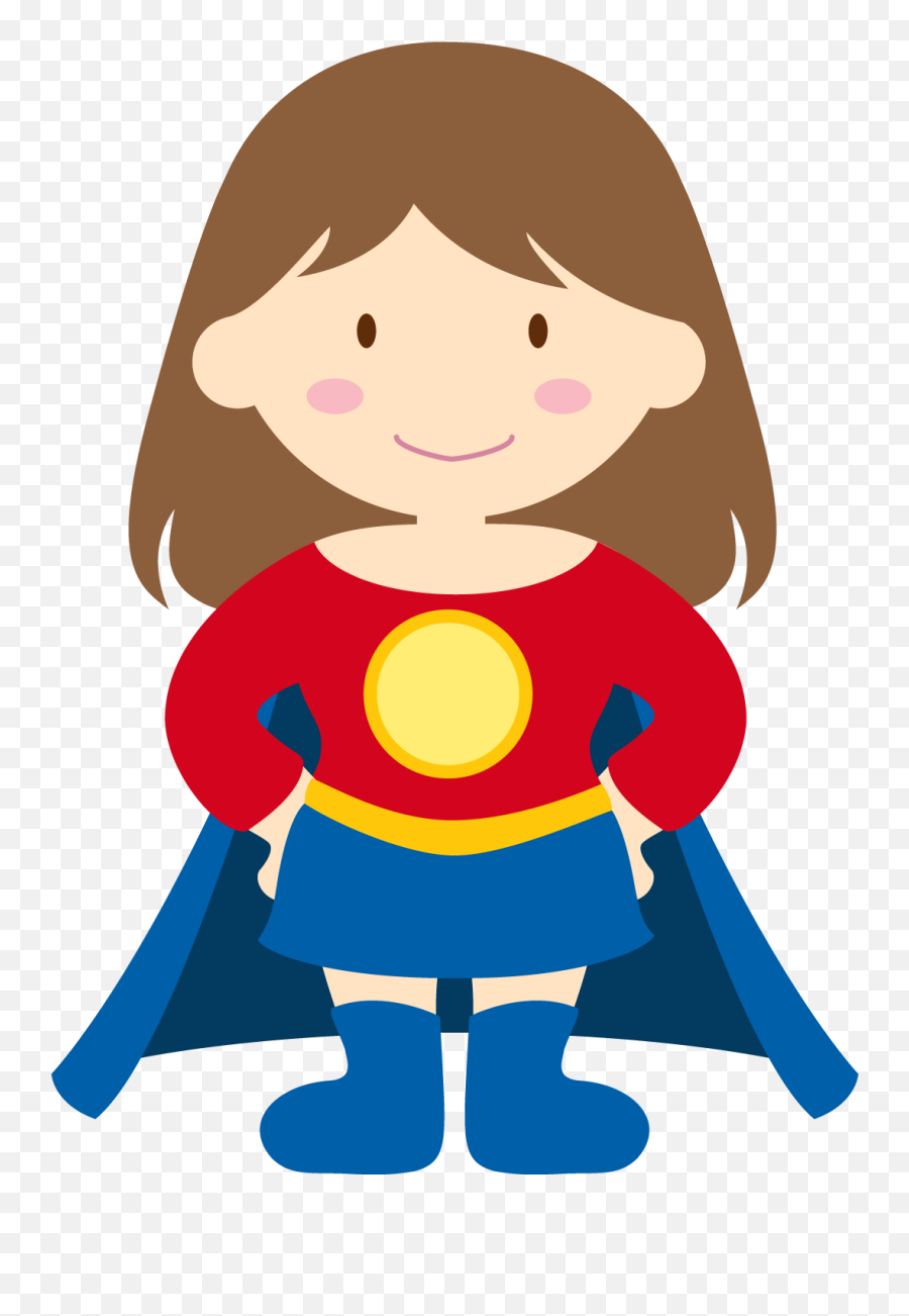 Fancy Plush Design Superhero Kid Clipart Vector Illustration - Kid Super Heroes Clipart Emoji,Kid Clipart