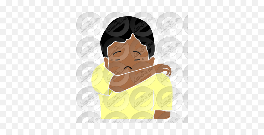 Sneeze In Elbow Stencil For Classroom Emoji,Elbow Clipart