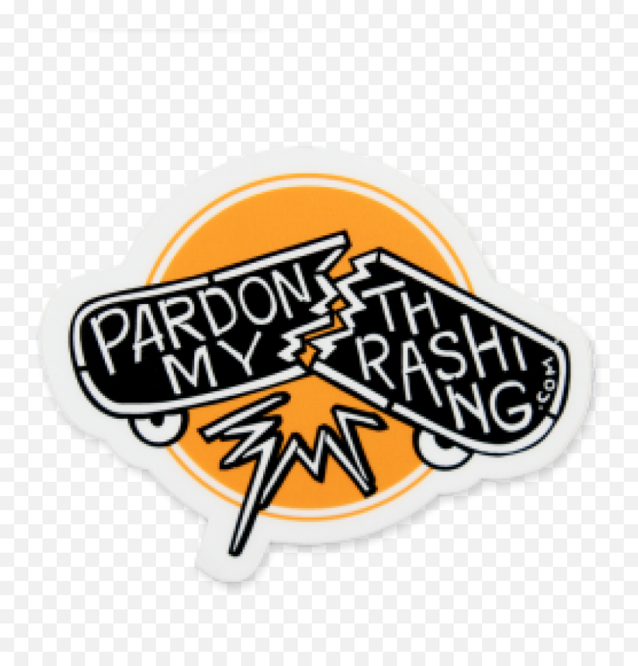 New Pardon My Thrashing Logo Magnet Emoji,Magnet Logo