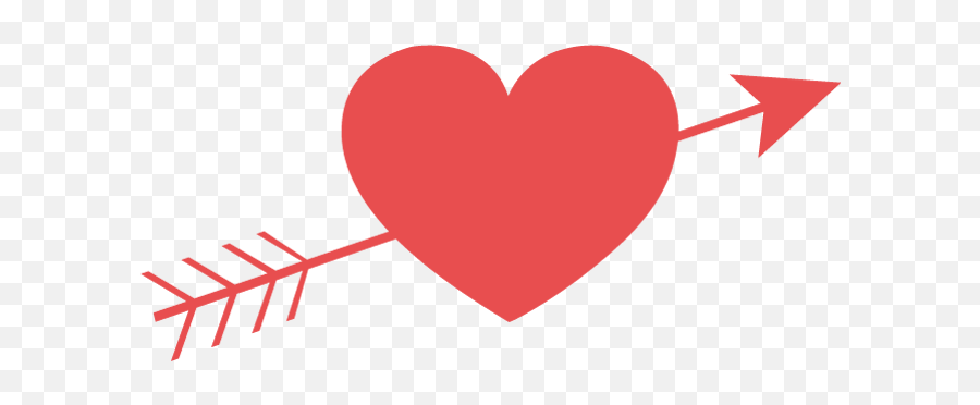 Simple Valentines Day Heart And Arrow Free Stock Photos Emoji,Arrow Heart Clipart