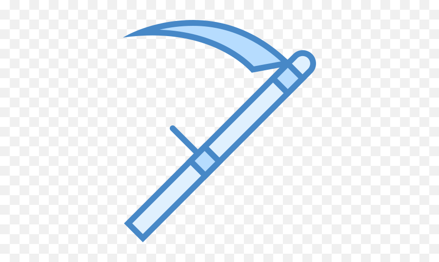 Scythe Icon In Blue Ui Style Emoji,Scythe Clipart
