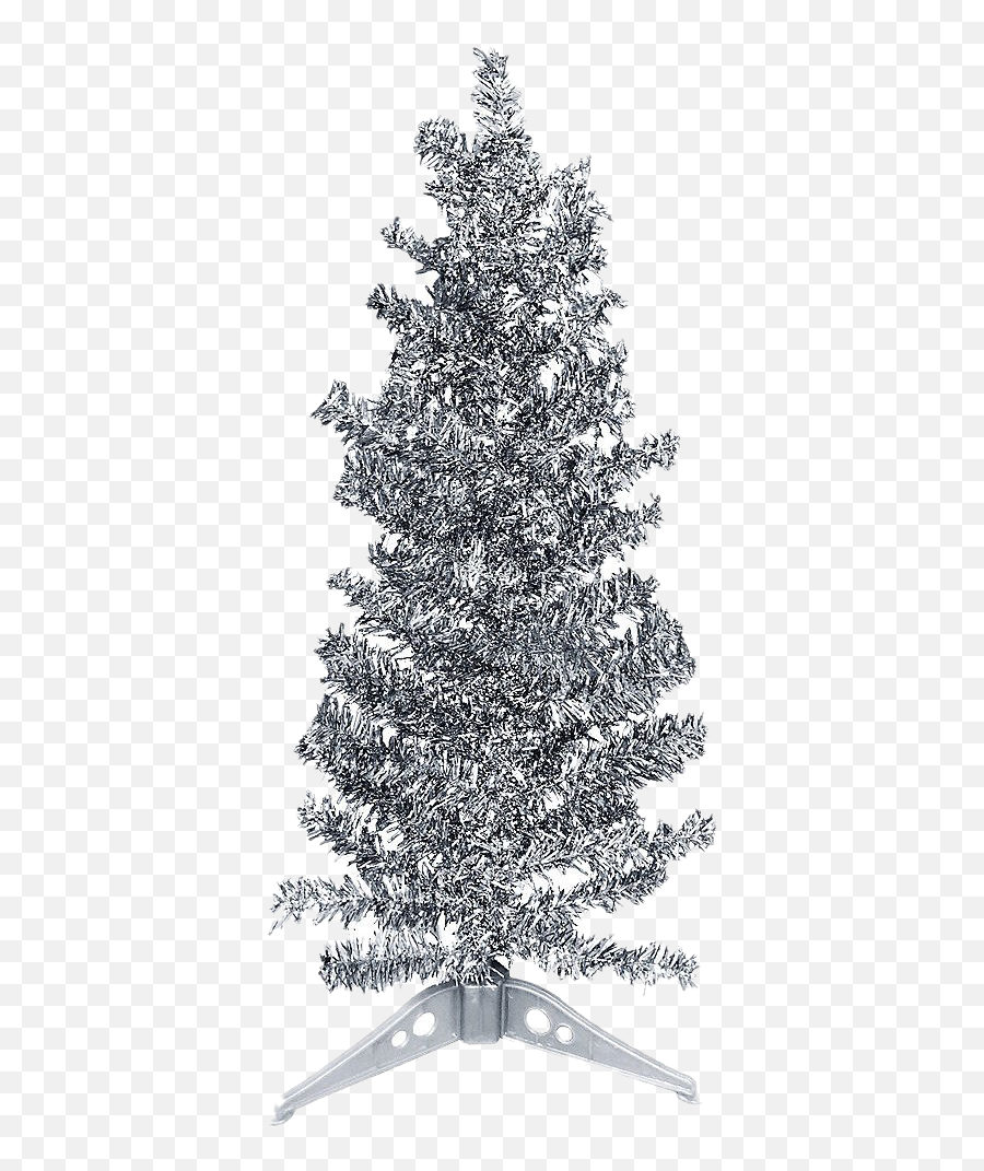 Tinsel Christmas Tree Transparent - Vertical Emoji,Christmas Tree Transparent Background