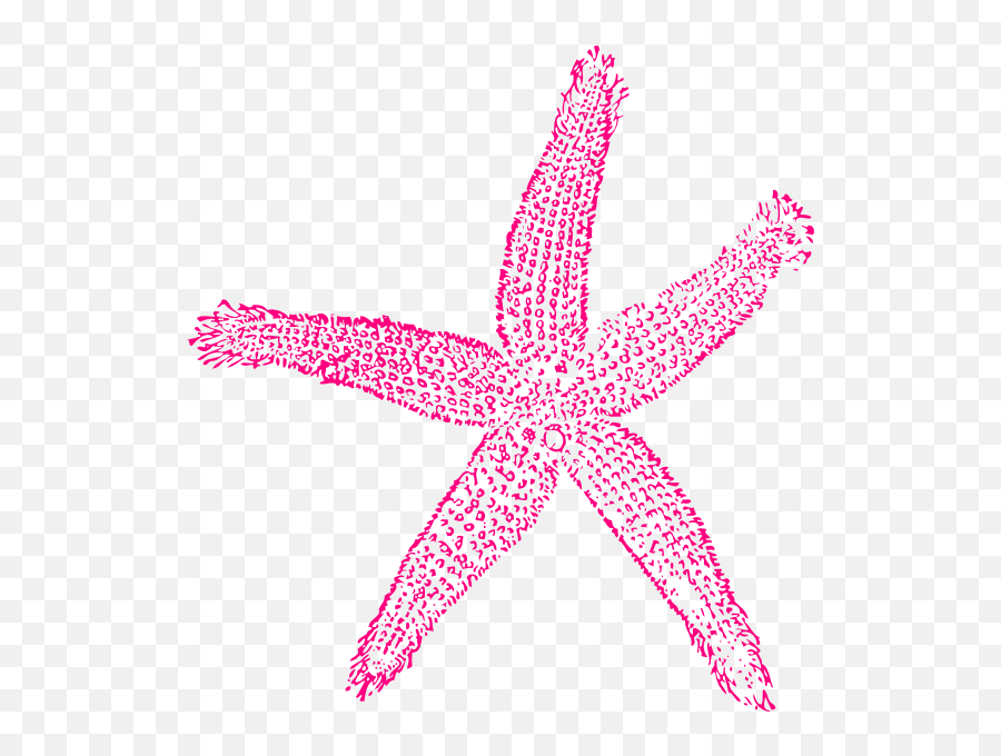 Download Starfish Clipart Hot Pink - Starfish Clip Art Pink Starfish No Pink Background Emoji,Hot Clipart
