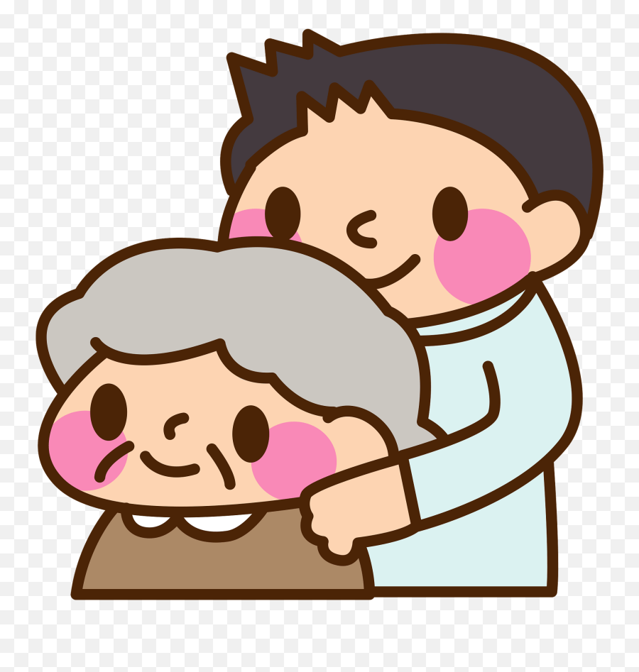 Nursing Care For An Elderly Woman Emoji,Nursing Clipart