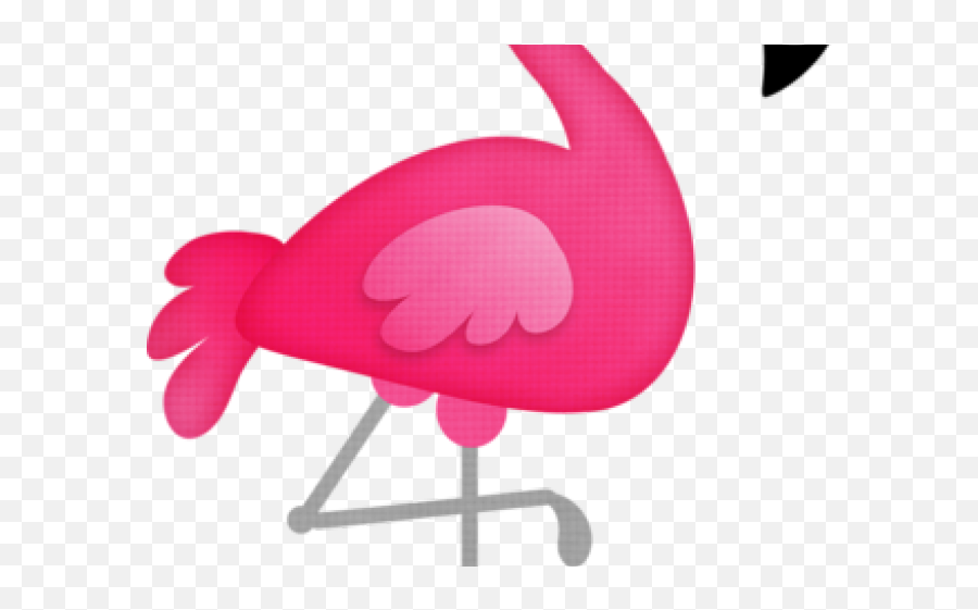 Flamingo Clipart Png - Hot Pink Flamingo Cartoon Emoji,Flamingo Clipart