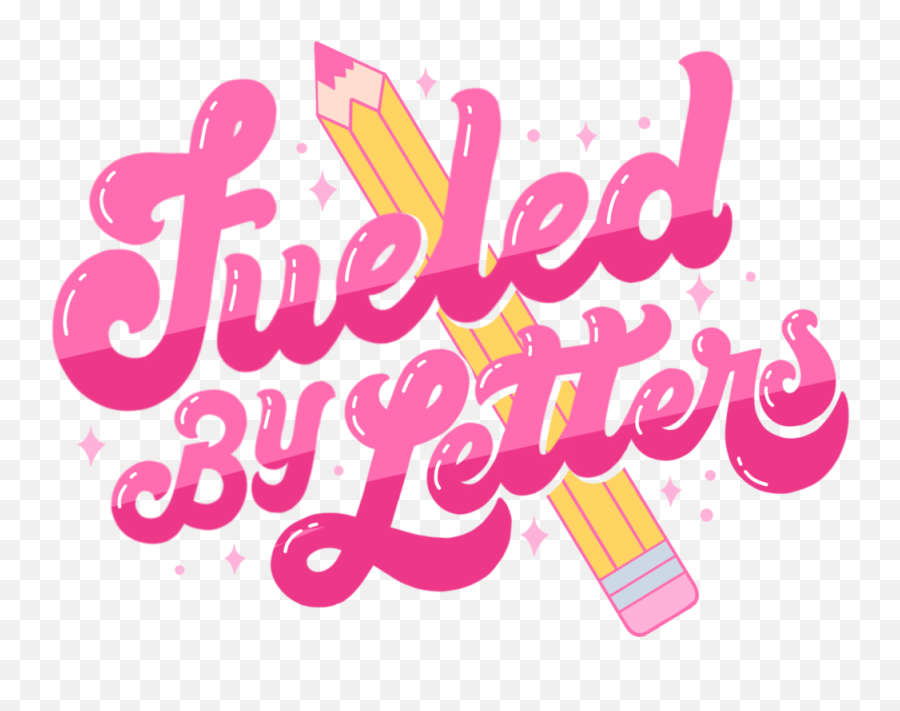 Fueled By Letters - Girly Emoji,Transparent Letters