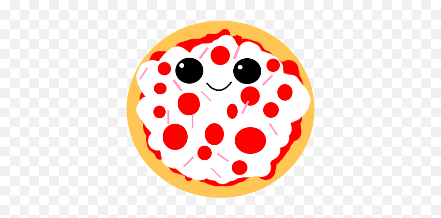 Download Hd Clip Library Stock Transparent Kawaii Tumblr Png - Dot Emoji,Pizza Transparent Background