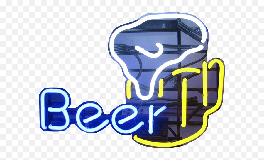Beer Neon Signs - Neon Effect Man Cave And Brand Logo Neon Neon Bar Sign Transparent Background Emoji,Neon Lights Png