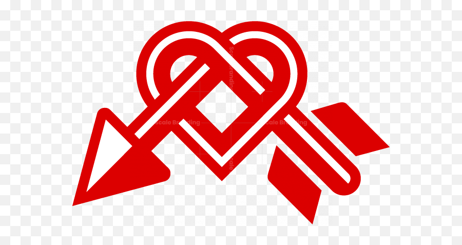 Heart Arrow Logo - Vertical Emoji,Arrow Logo