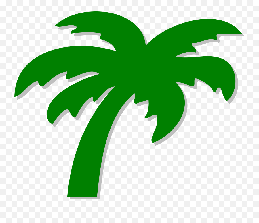 Library Of Sun And Palm Tree Jpg Free - Transparent Green Palm Tree Emoji,Palm Tree Clipart
