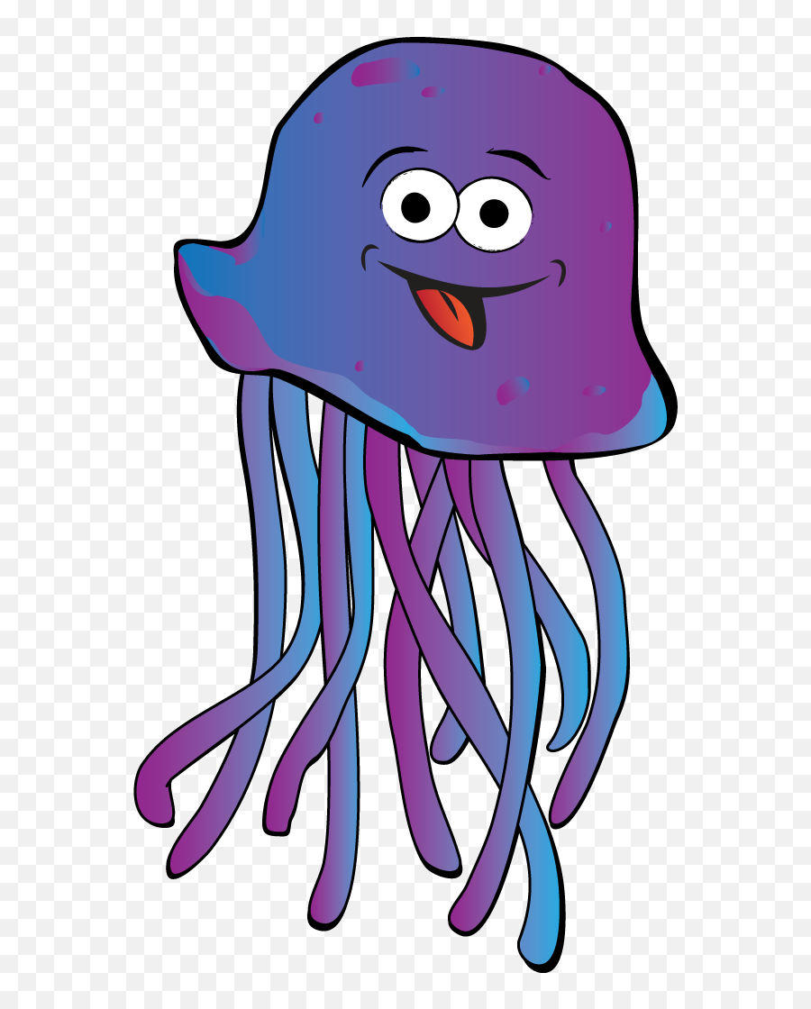 Jellyfish - Jelly Sea Fish Clipart Emoji,Jellyfish Clipart