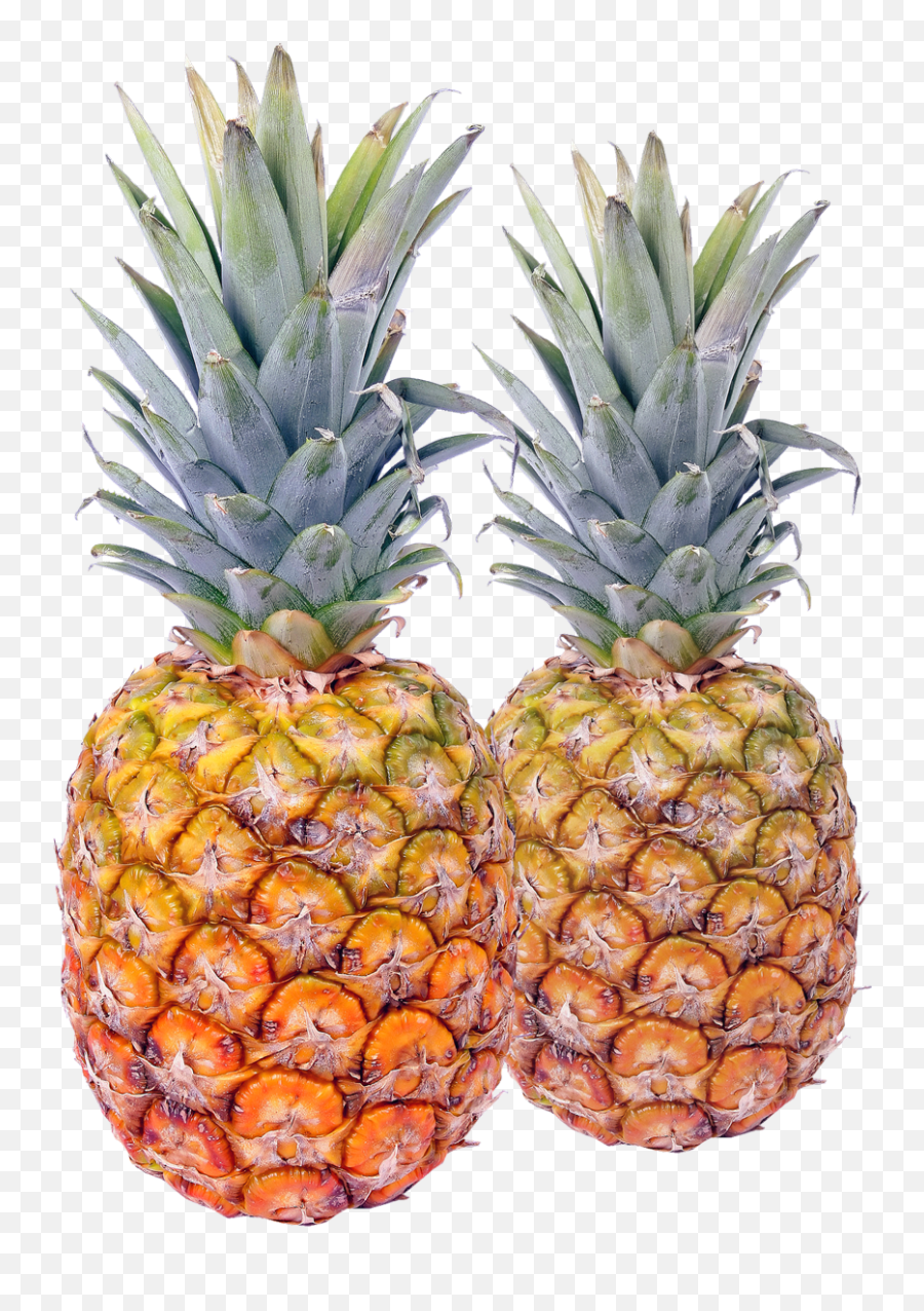 Two Pineapple Png Image - Transparent Pineapples Png Emoji,Pineapple Png