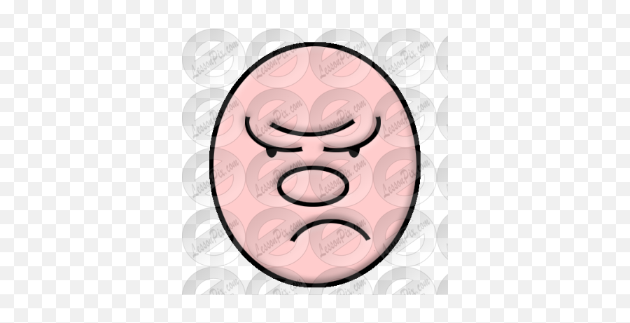 Frown Picture For Classroom Therapy Use - Great Frown Clipart Dot Emoji,Frown Png